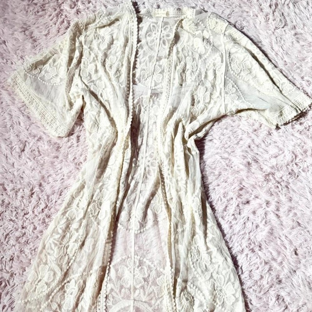 Whimsical Fairy Core Angel Boho Earthy Country Cowgirl Duster Womens M Ethereal